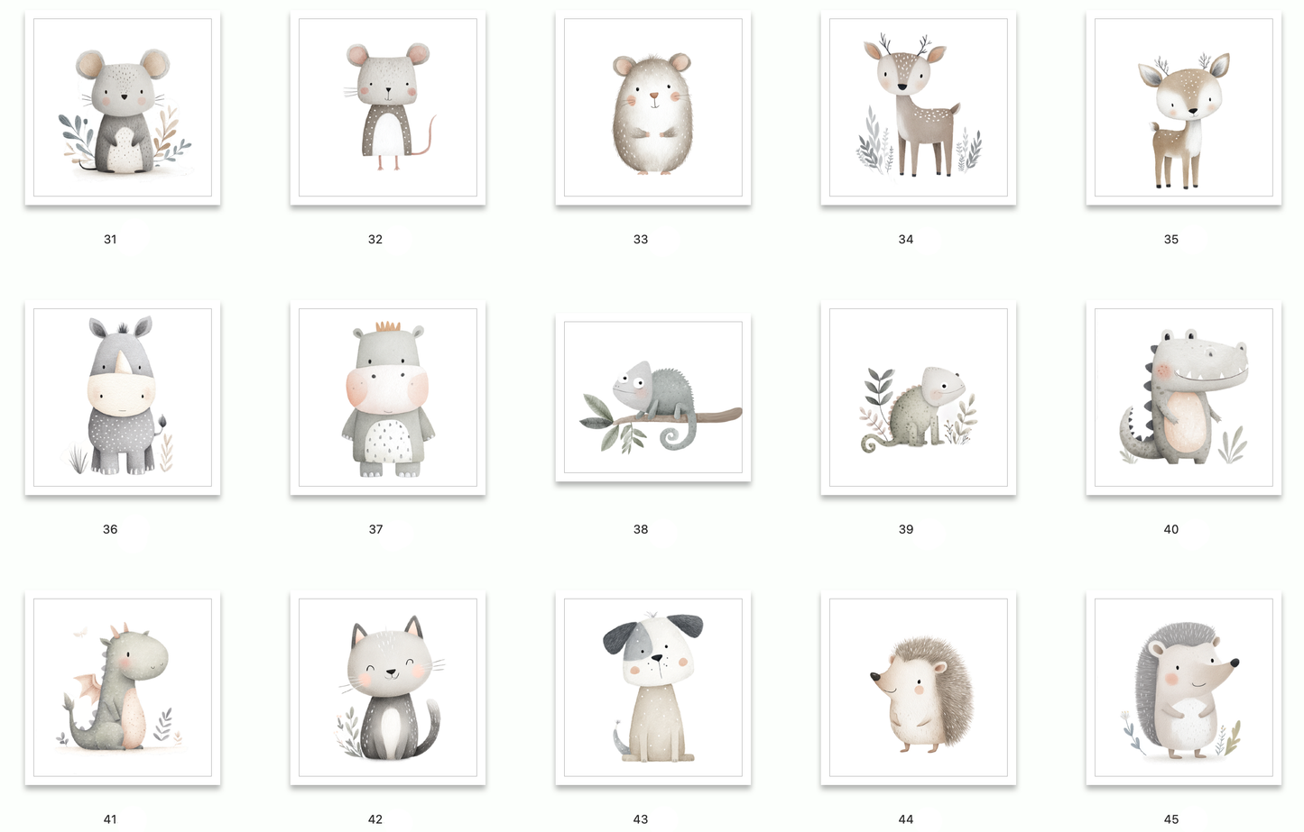 M44a - Boho Animals (Toniebox 2)