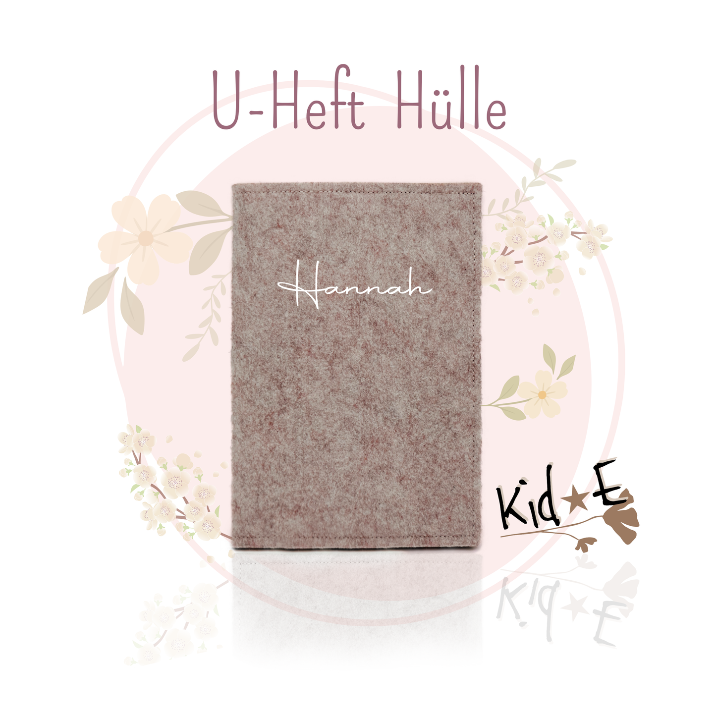 U-Heft Hülle aus Filz