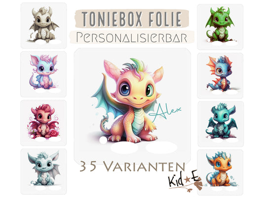Dragons Toniebox Schutzfolie Drache