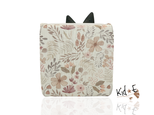 Kid E Handmade Toniebox Bezug Blumen AltRosa Zubehör personalisiert  mit Name Beige