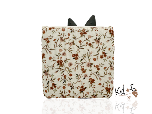 Kid E Handmade Toniebox Bezug Beige Blumen Boho Zubehör personalisiert mit Name