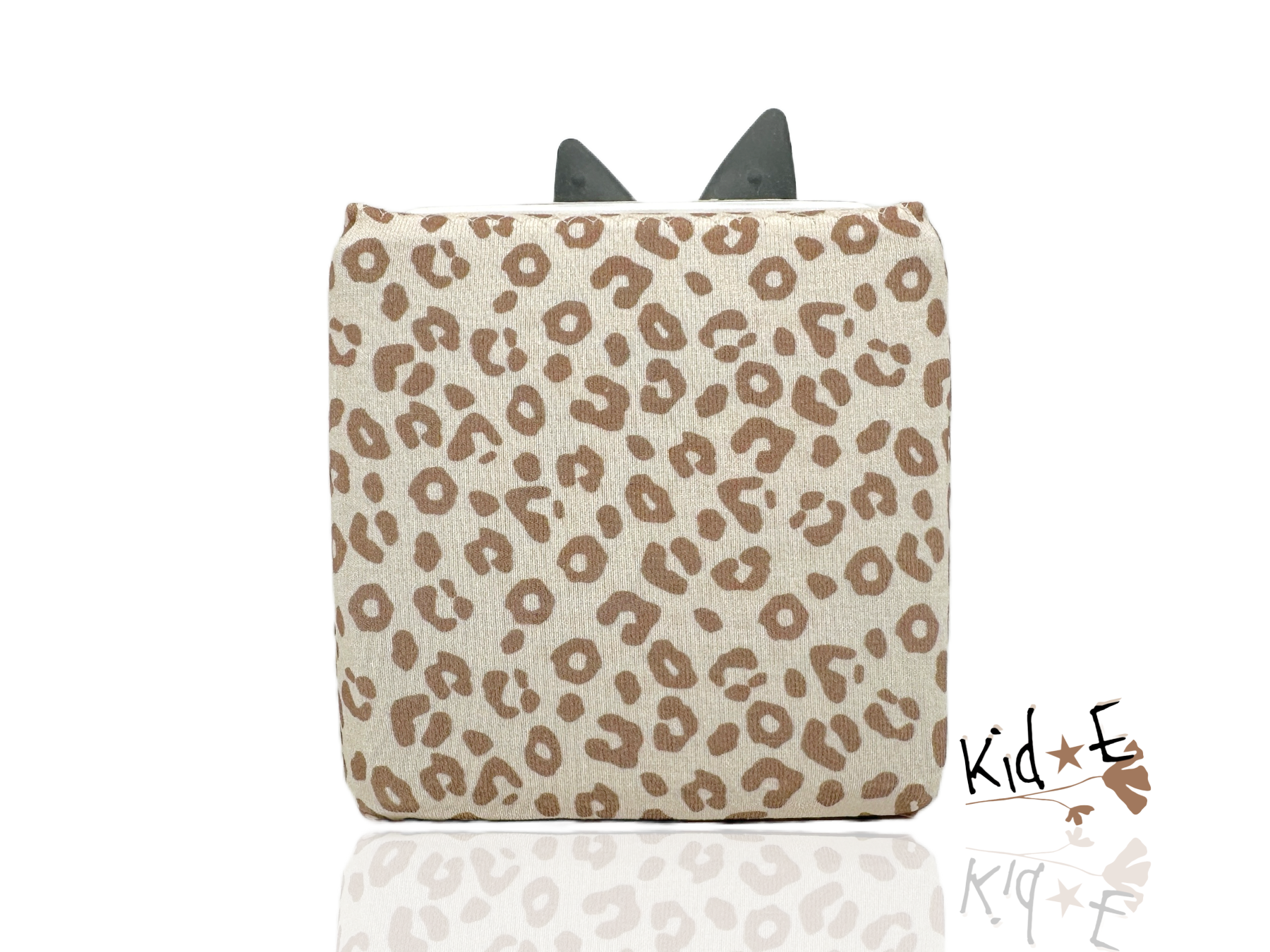 Kid E Handmade Toniebox Bezug Schutzbezug Leopard Beige Zubehör personalisiert mit Name