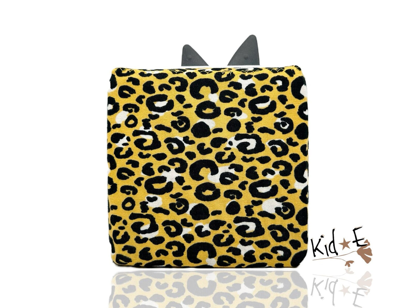 Kid E Handmade Toniebox Bezug Leopard Gelb Zubehör personalisiert mit Name