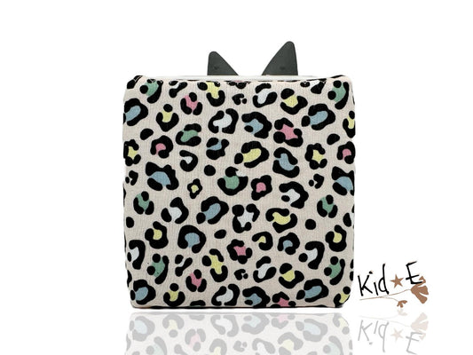 Kid E Handmade Toniebox Bezug Leopard Rainbow Zubehör personalisiert mit Name