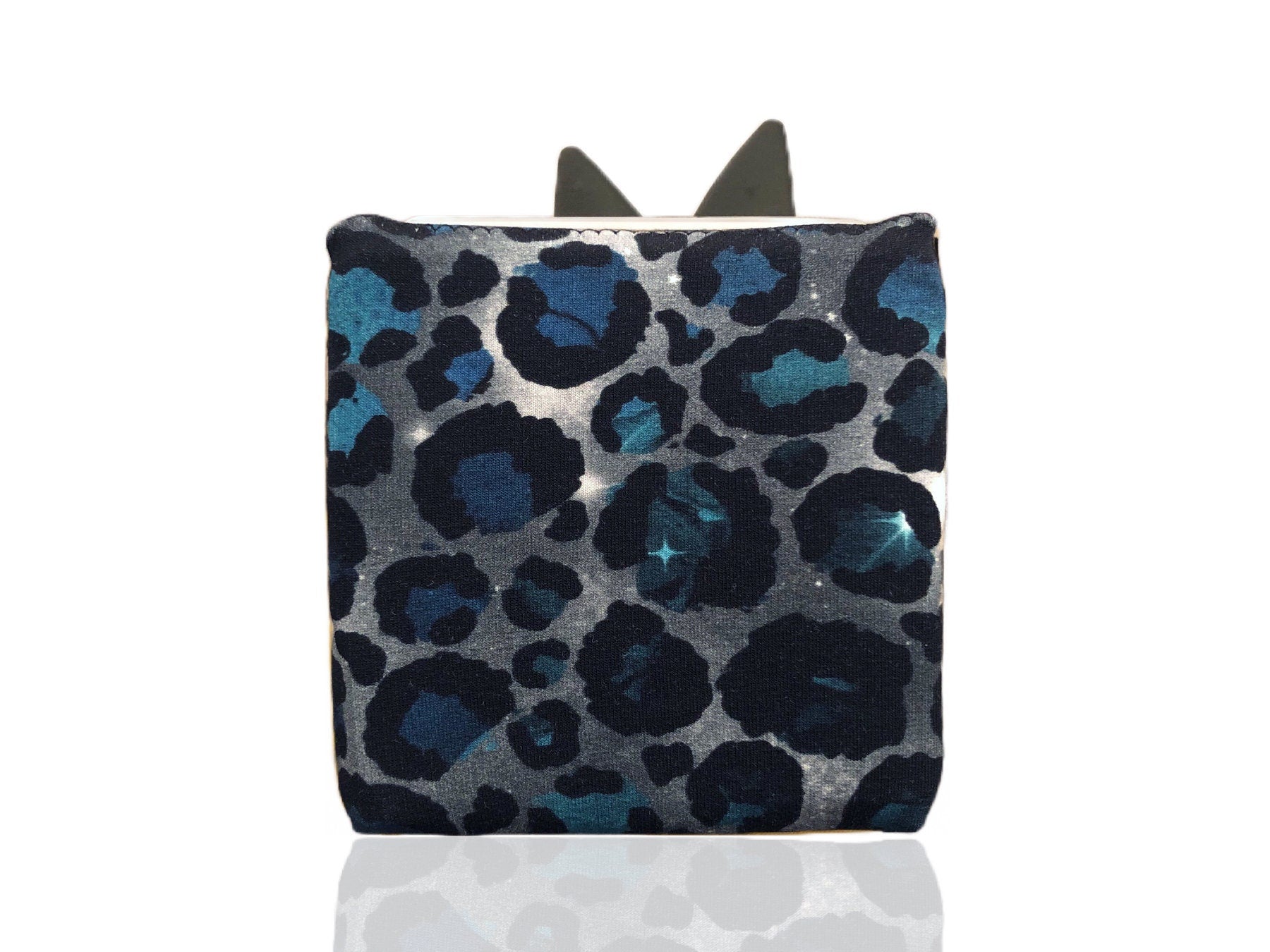 Kid E Handmade Toniebox Bezug Schutzbezug Leopard Blau