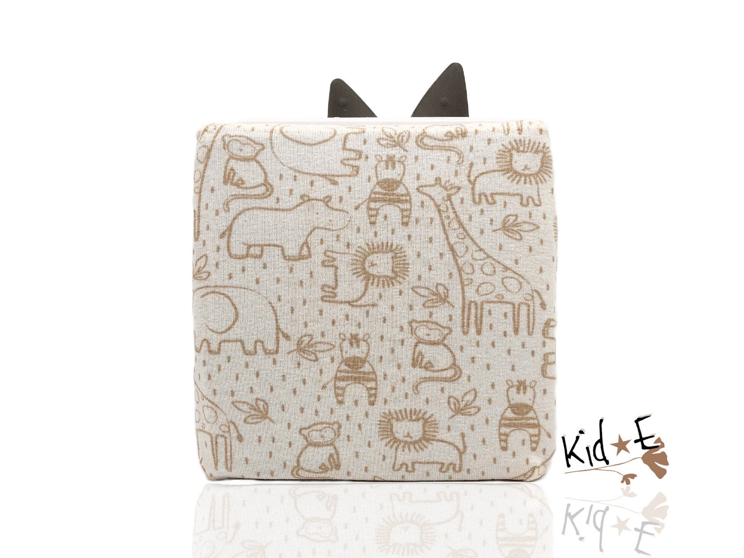 Kid E Handmade Toniebox Bezug Schutzbezug Safari Beige