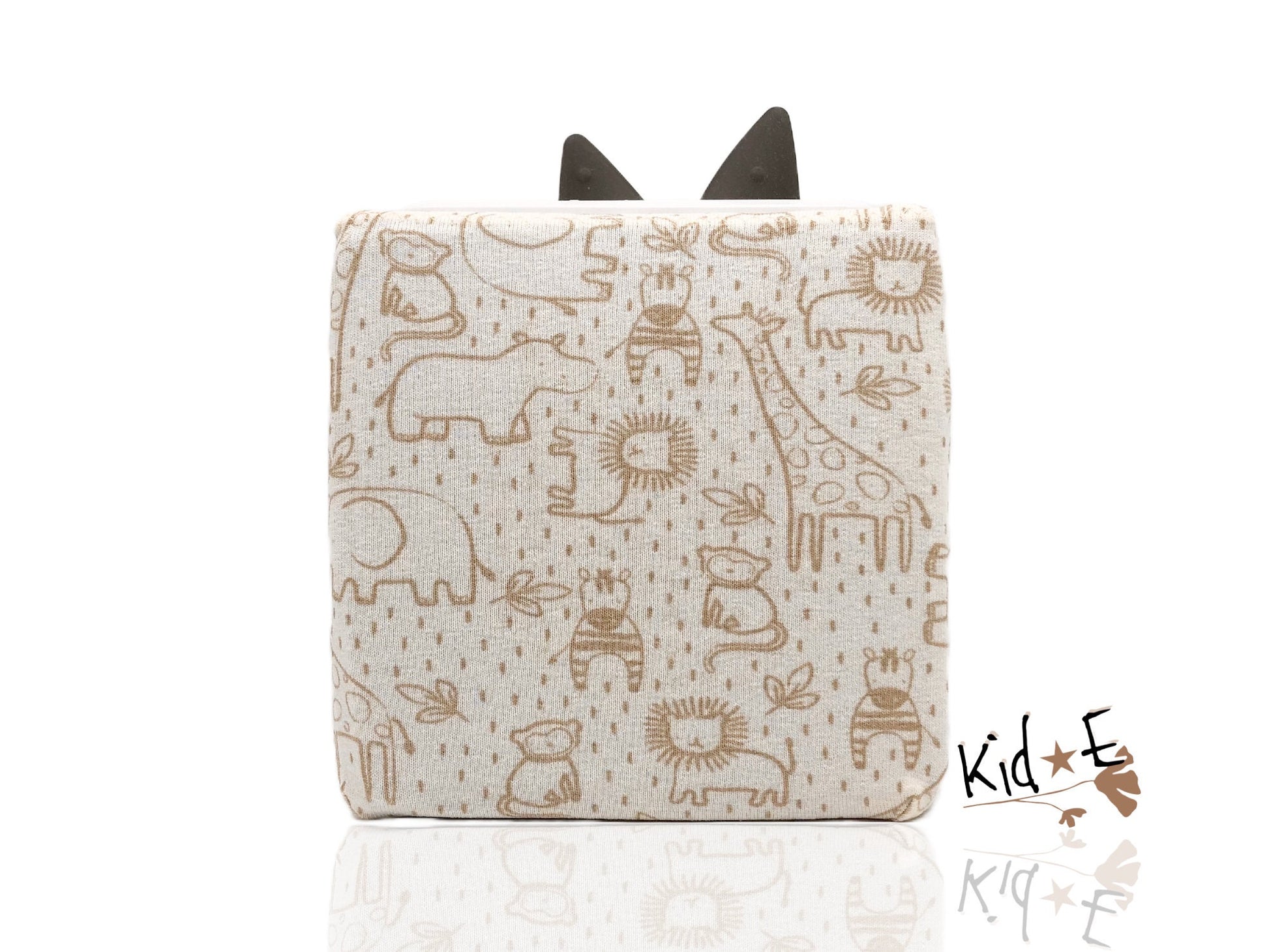 Kid E Handmade Toniebox Bezug Schutzbezug Safari Beige