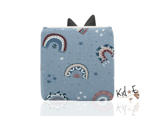 Kid E Handmade Toniebox Hülle Regenbogen Blau