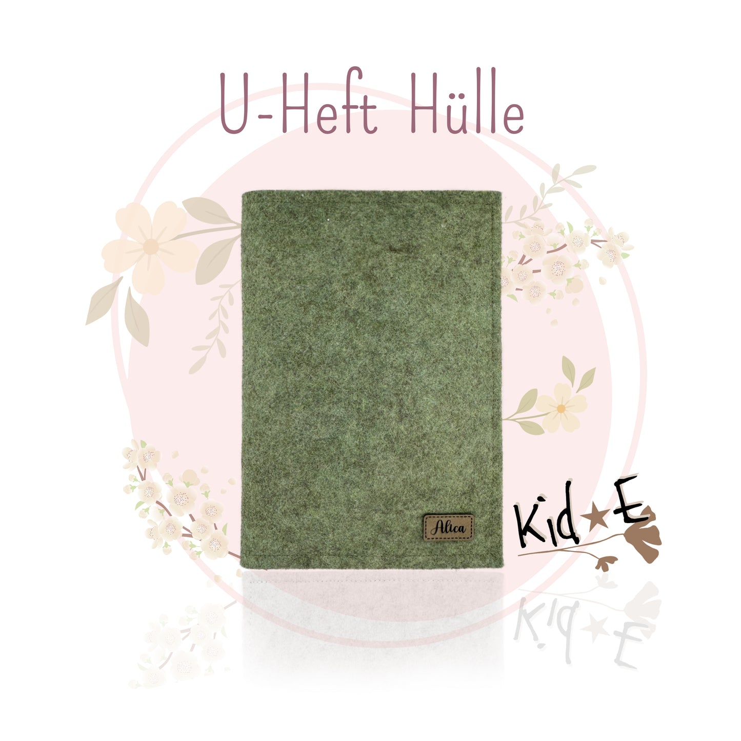 U-Heft Hülle aus Filz
