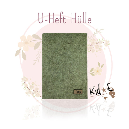 U-Heft Hülle aus Filz