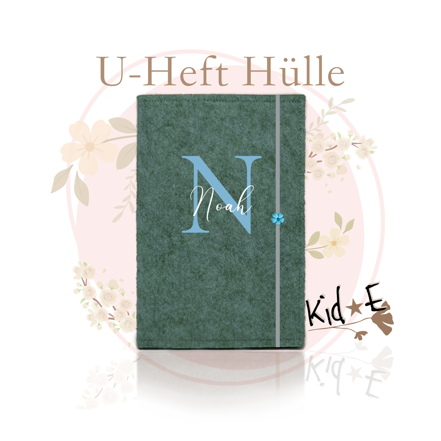 U-Heft Hülle aus Filz