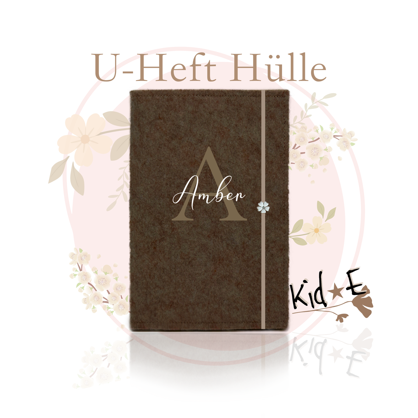 U-Heft Hülle aus Filz