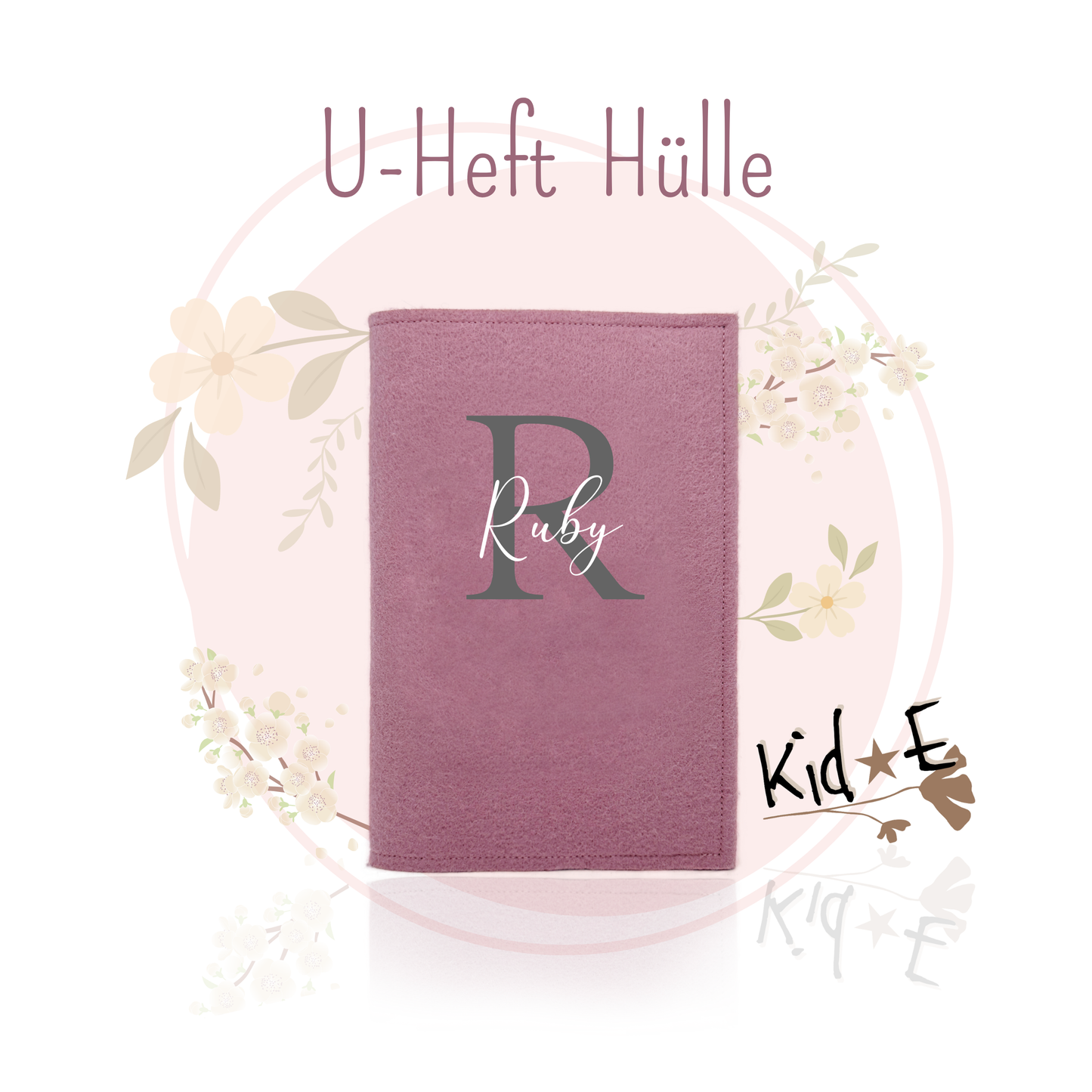 U-Heft Hülle aus Filz