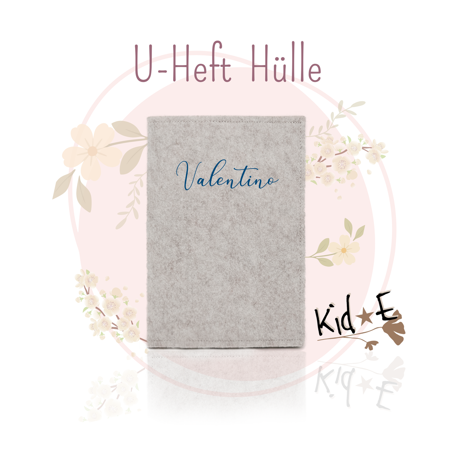 U-Heft Hülle aus Filz