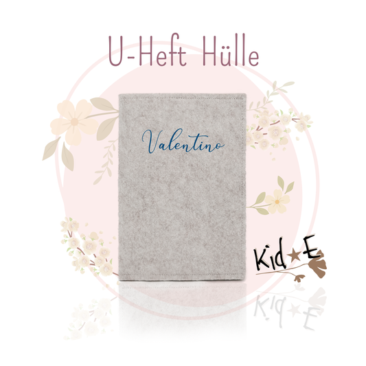 U-Heft Hülle aus Filz