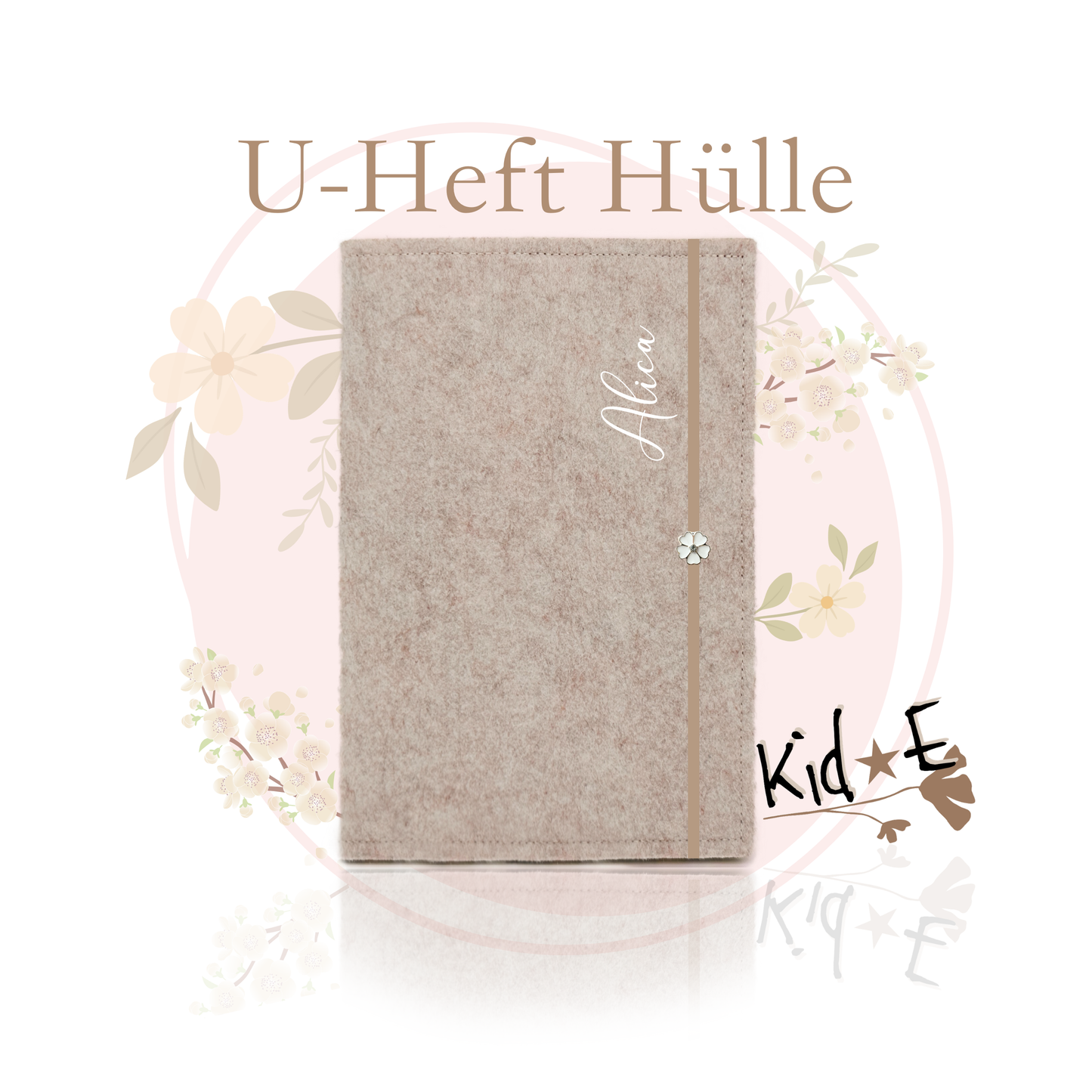 U-Heft Hülle aus Filz