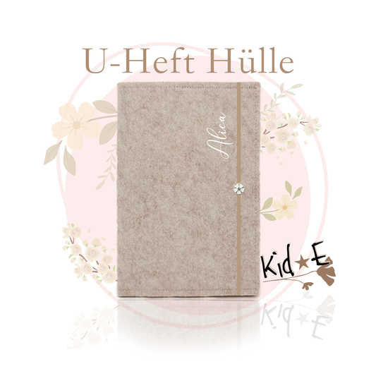 U-Heft Hülle aus Filz