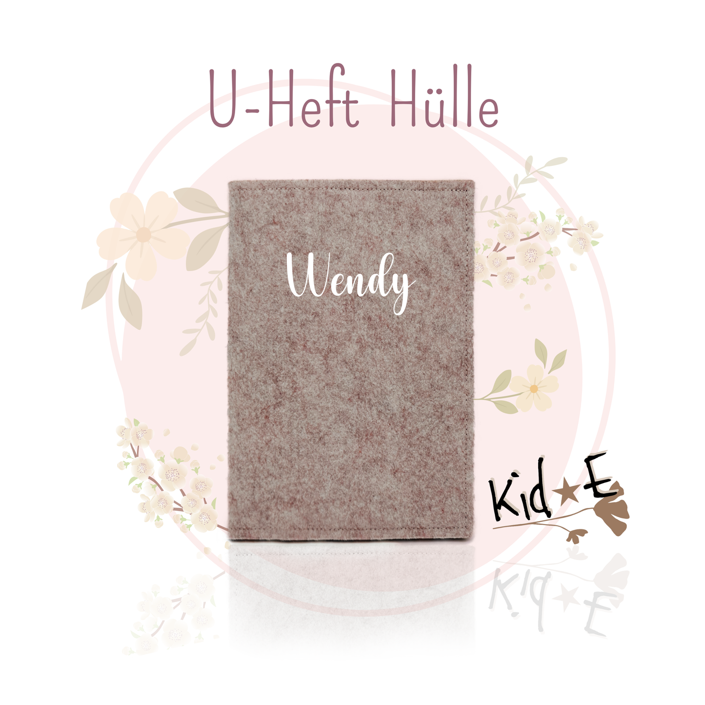 U-Heft Hülle aus Filz