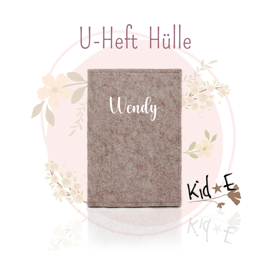 U-Heft Hülle aus Filz