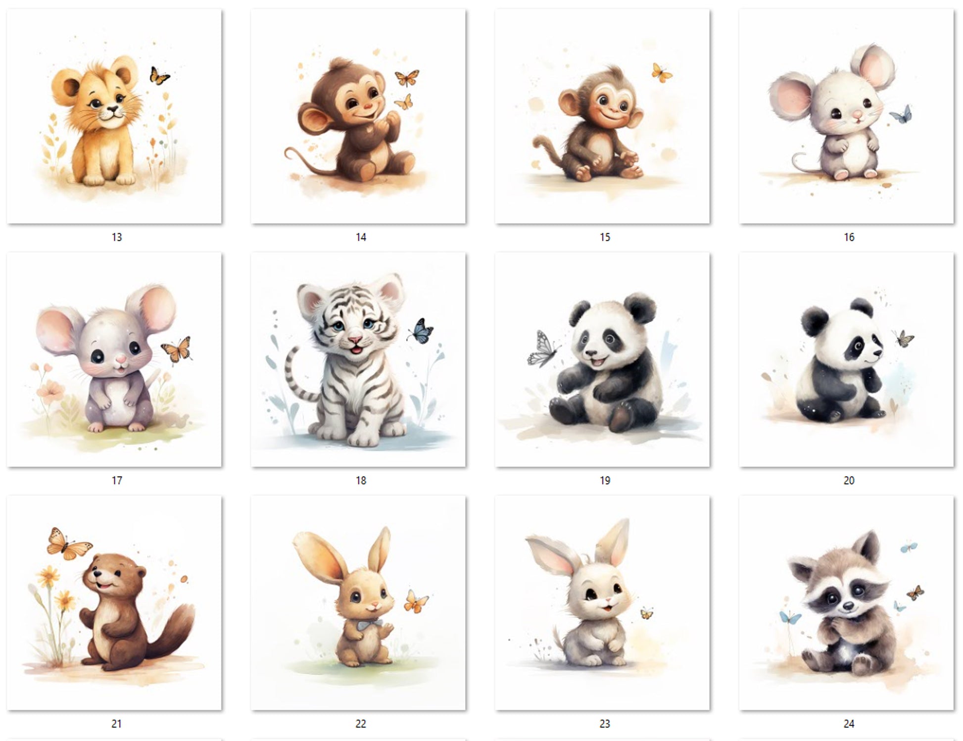 Toniebox Schutzfolie Tiere Schmetterling