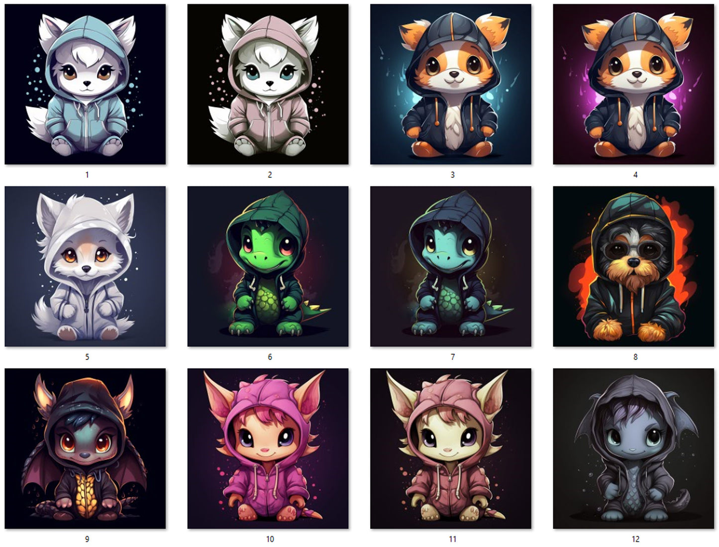 M13 Hooded Animals