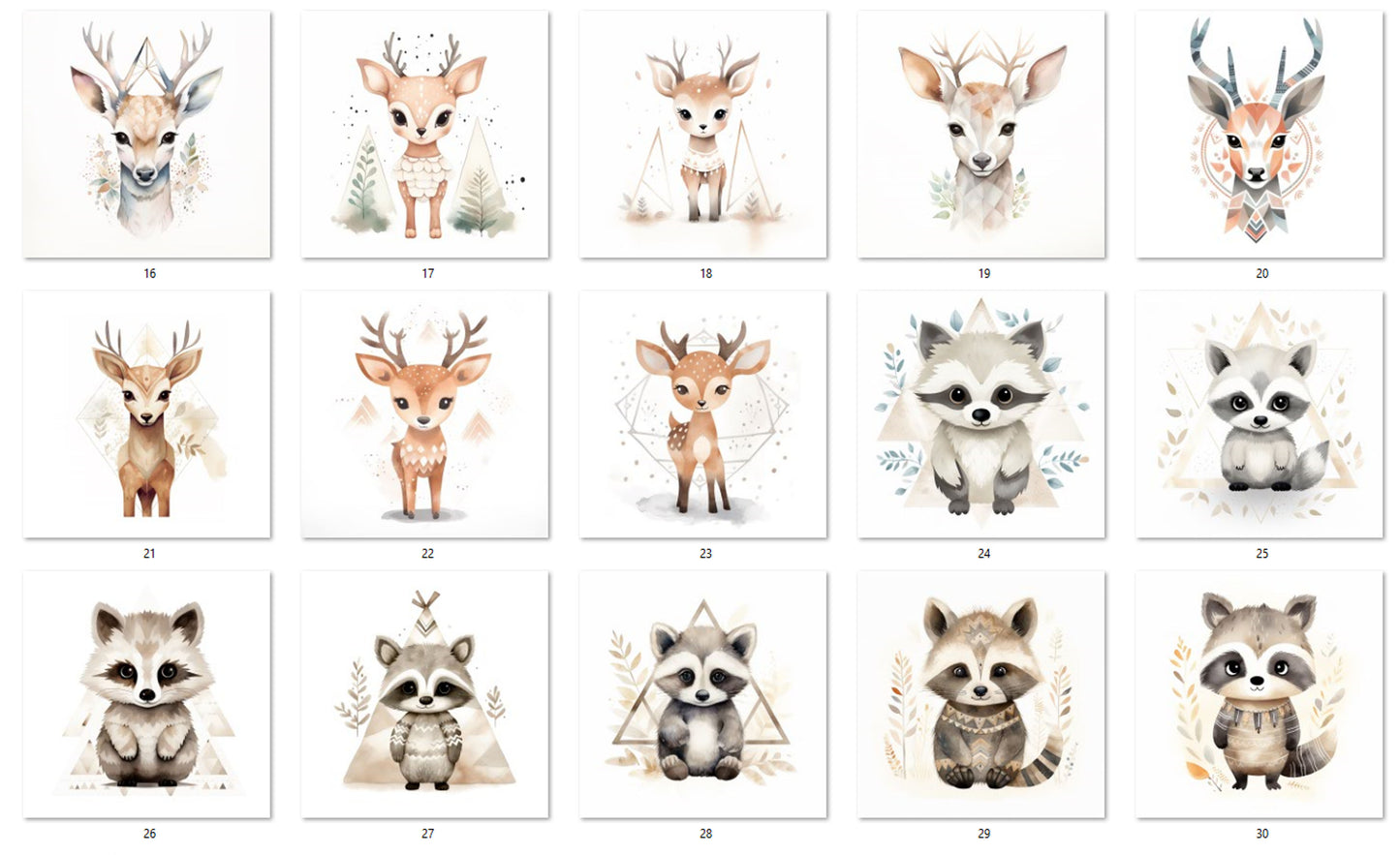 M12 Geometrical Animals