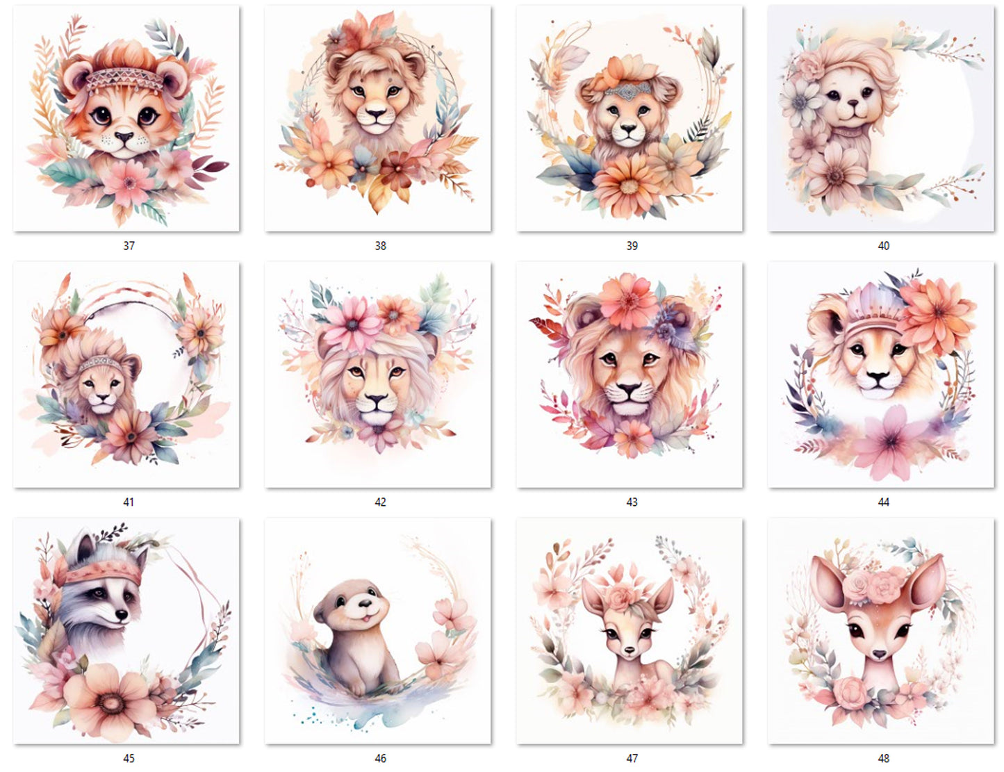 M15 Flower Animals