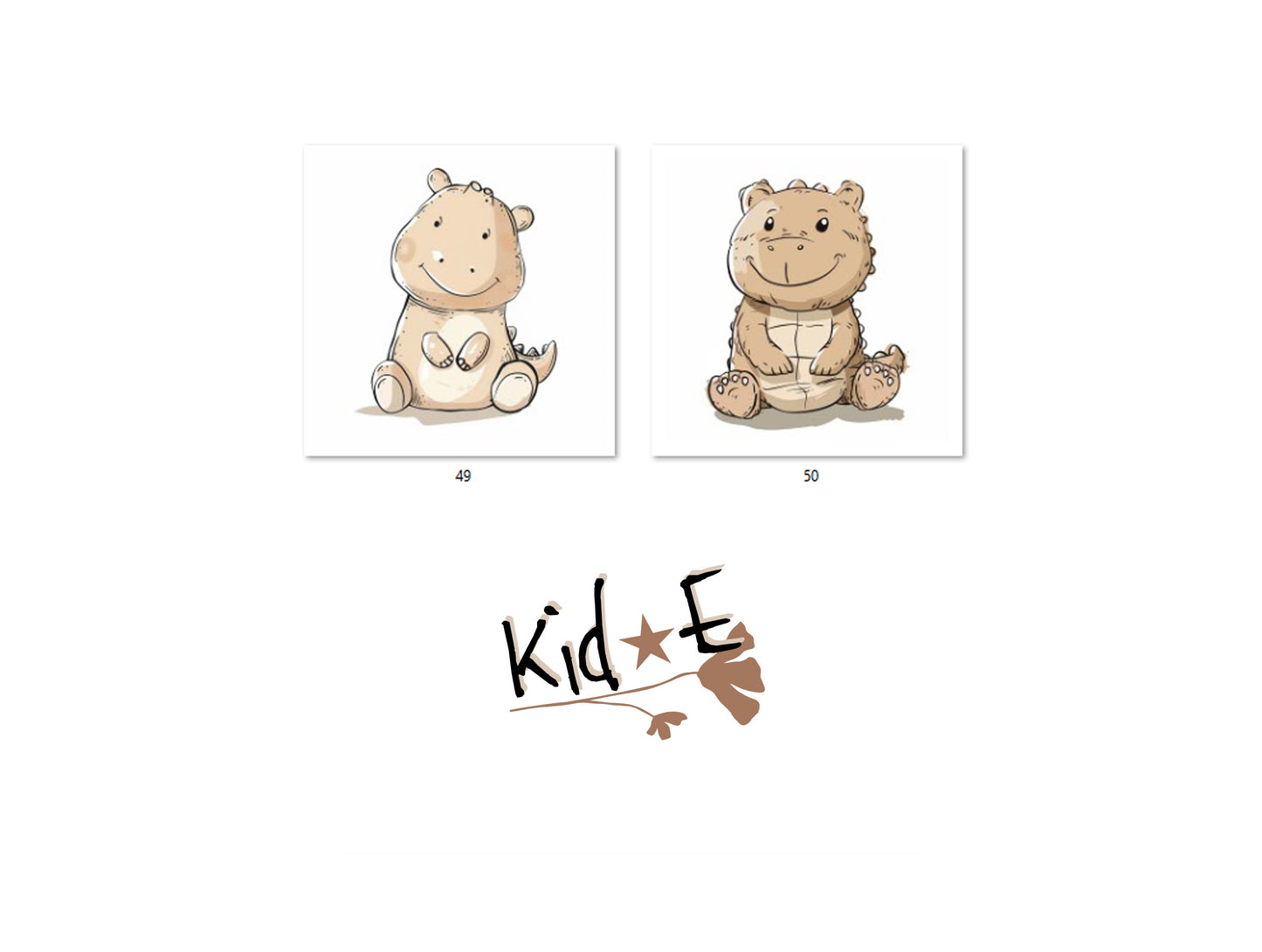 M35a - Animals Minimalist Beige (Toniebox 2)