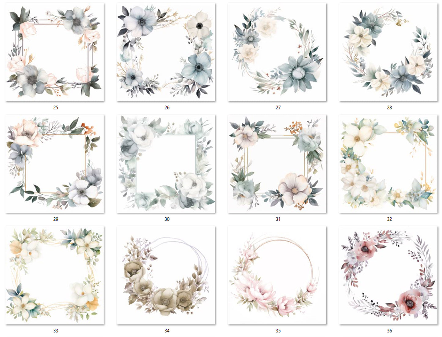M5 Flower Frames