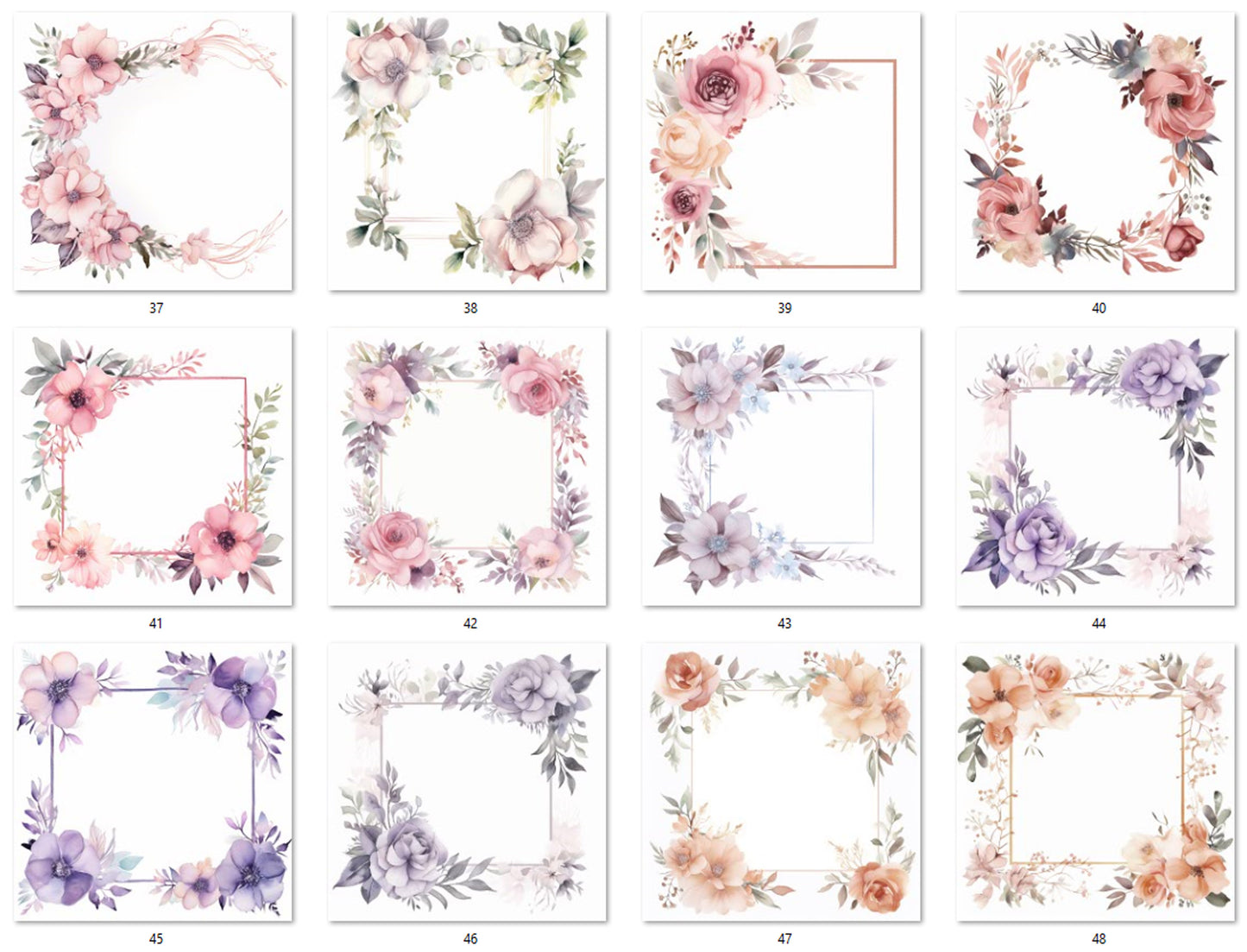 M5 Flower Frames
