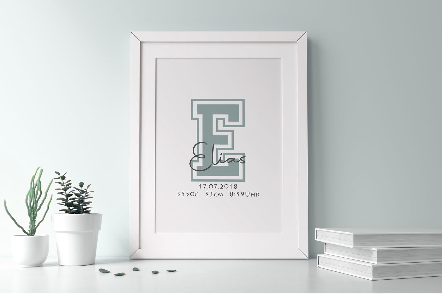 Geburtsposter für Kinderzimmer