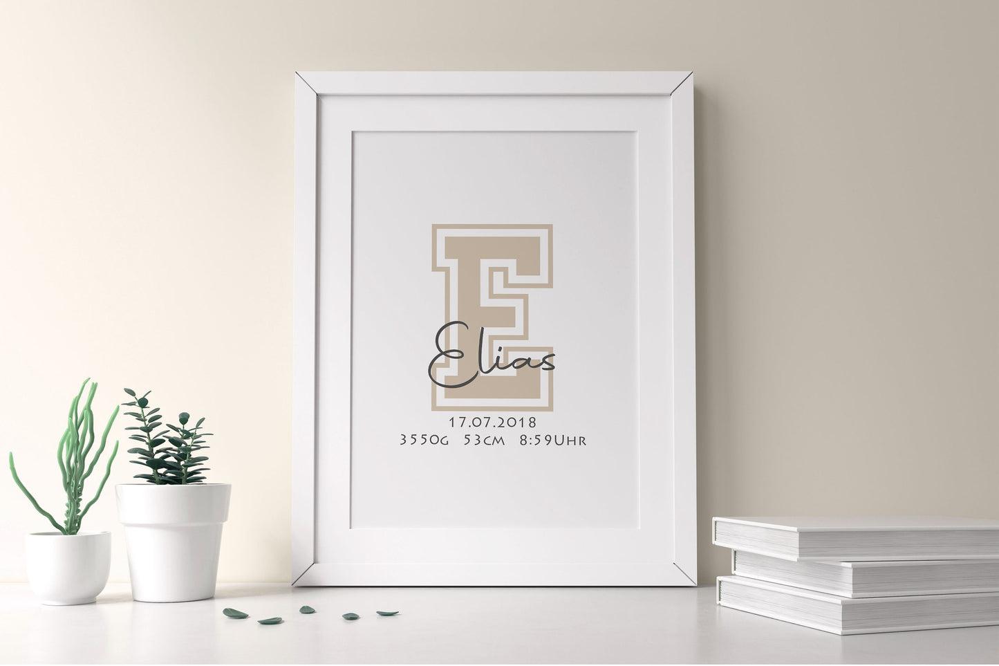 Geburtsposter für Kinderzimmer